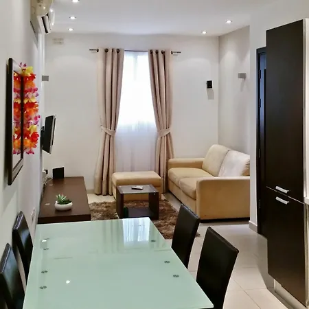 Apartment Elegant With Terrace In Balluta, St. Julians, Just Off The P